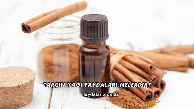 Tarçın Yağı Faydaları Nelerdir?