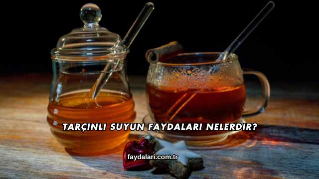 Tarçınlı Suyun Faydaları Nelerdir?