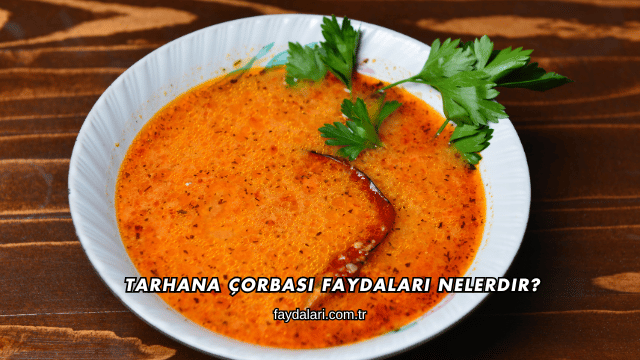Tarhana Çorbası Faydaları Nelerdir?