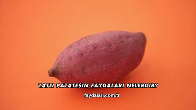 Tatlı Patatesin Faydaları Nelerdir?