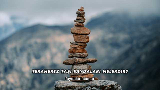 Terahertz Taşı Faydaları Nelerdir?