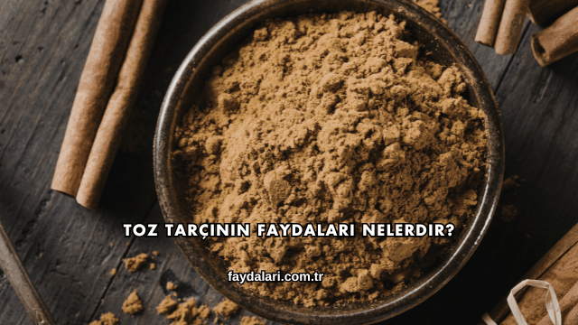 Toz Tarçının Faydaları Nelerdir?
