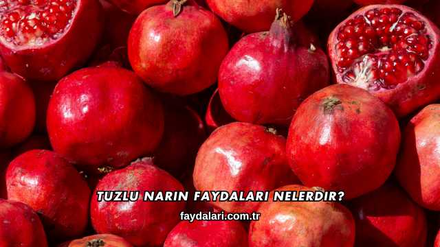 Tuzlu Narın Faydaları Nelerdir?