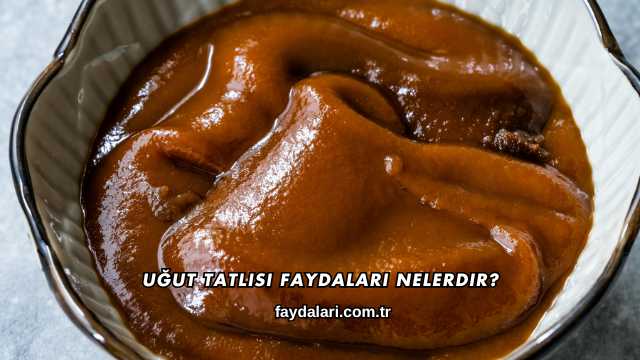 Uğut Tatlısı Faydaları Nelerdir?