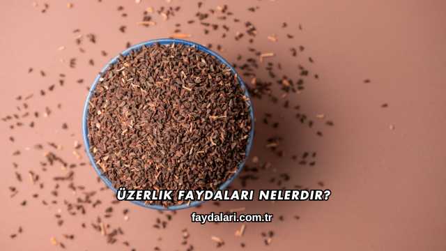 Üzerlik Faydaları Nelerdir?