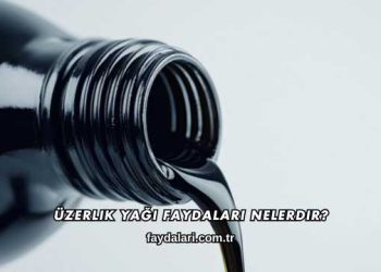 Üzerlik Yağı Faydaları Nelerdir?