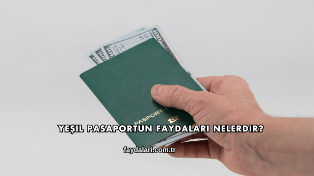 Yeşil Pasaportun Faydaları Nelerdir?