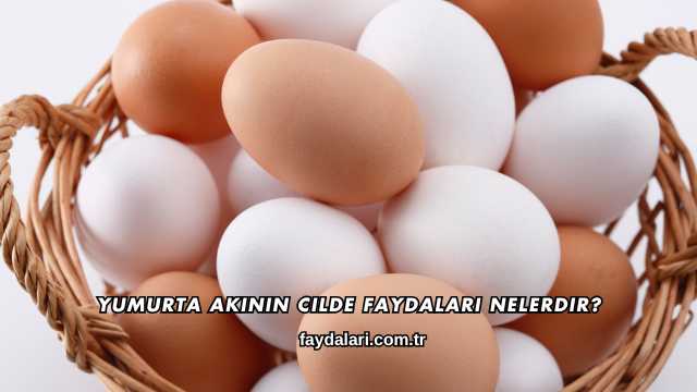 Yumurta Akının Cilde Faydaları Nelerdir?