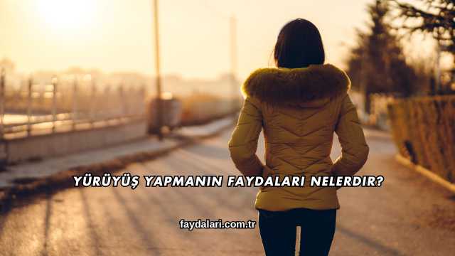 Yürüyüş Yapmanın Faydaları Nelerdir?