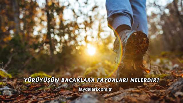 Yürüyüşün Bacaklara Faydaları Nelerdir?