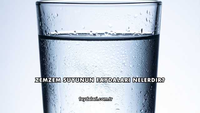 Zemzem Suyunun Faydaları Nelerdir?