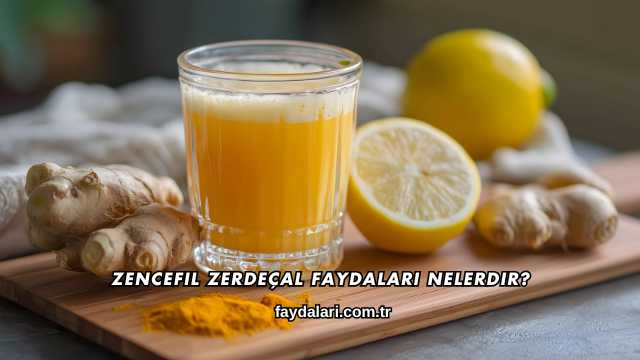 Zencefil Zerdeçal Faydaları Nelerdir?