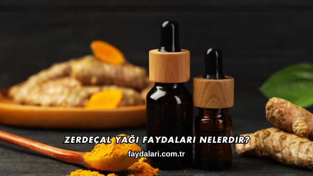 Zerdeçal Yağı Faydaları Nelerdir?