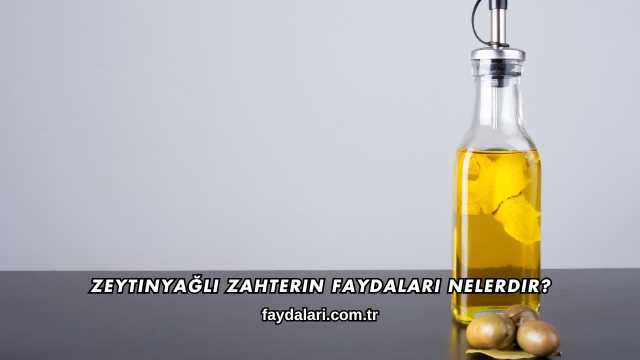Zeytinyağlı Zahterin Faydaları Nelerdir?