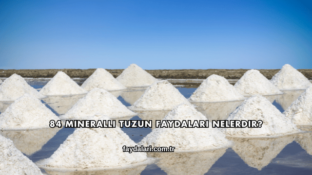 84 Mineralli Tuzun Faydaları Nelerdir?