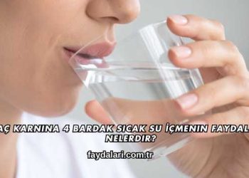Aç Karnına 4 Bardak Sıcak Su İçmenin Faydaları Nelerdir?
