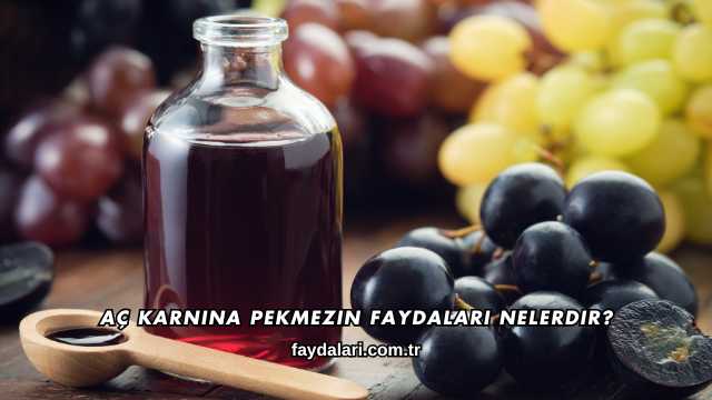 Aç Karnına Pekmezin Faydaları Nelerdir?