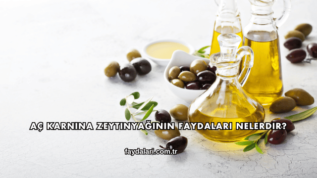 Aç Karnına Zeytinyağının Faydaları Nelerdir?