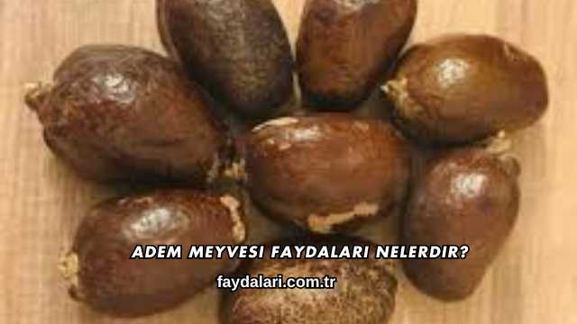 Adem Meyvesi Faydaları Nelerdir?