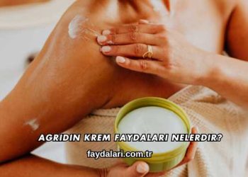 Agridin Krem Faydaları Nelerdir?