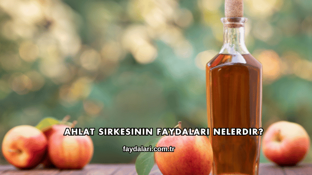 Ahlat Sirkesinin Faydaları Nelerdir?