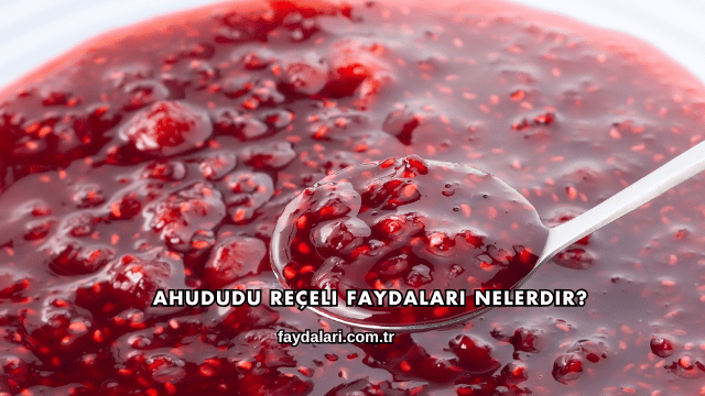 Ahududu Reçeli Faydaları Nelerdir?