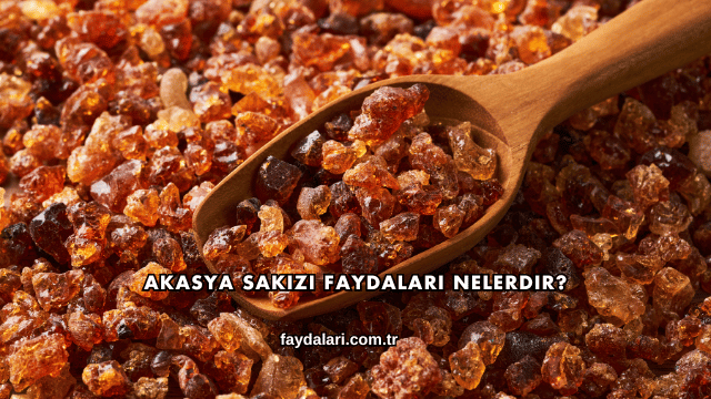Akasya Sakızı Faydaları Nelerdir?