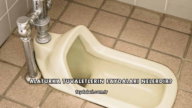 Alaturka Tuvaletlerin Faydaları Nelerdir?