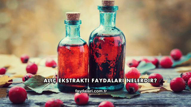 Alıç Ekstraktı Faydaları Nelerdir?
