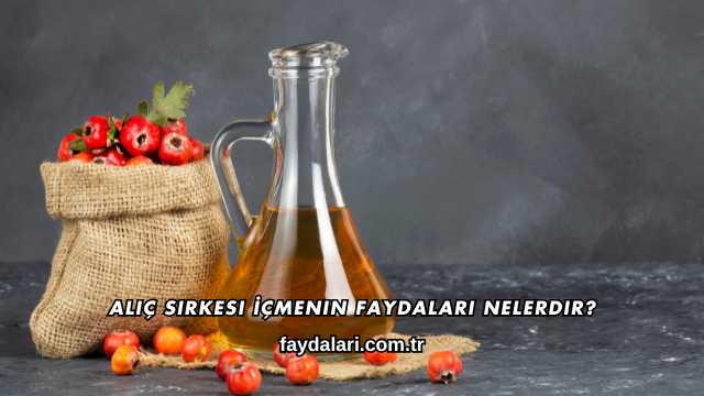 Alıç Sirkesi İçmenin Faydaları Nelerdir?