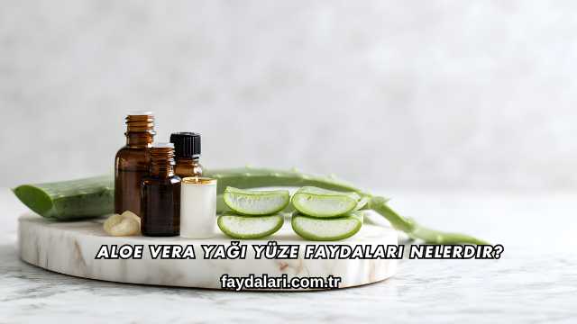 Aloe Vera Yağı Yüze Faydaları Nelerdir?