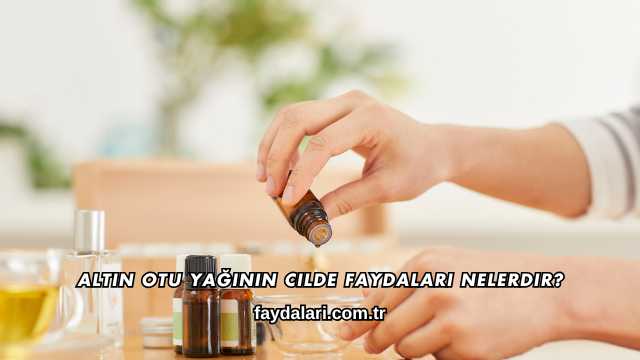 Altın Otu Yağının Cilde Faydaları Nelerdir?