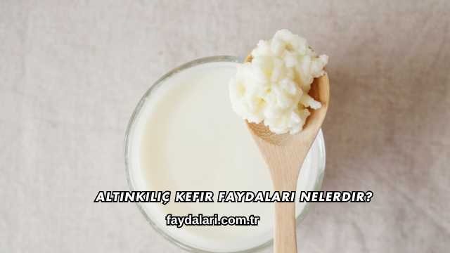 Altınkılıç Kefir Faydaları Nelerdir?