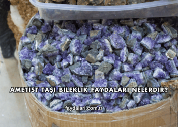 Ametist Taşı Bileklik Faydaları Nelerdir?