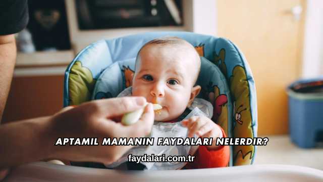 Aptamil Mamanın Faydaları Nelerdir?