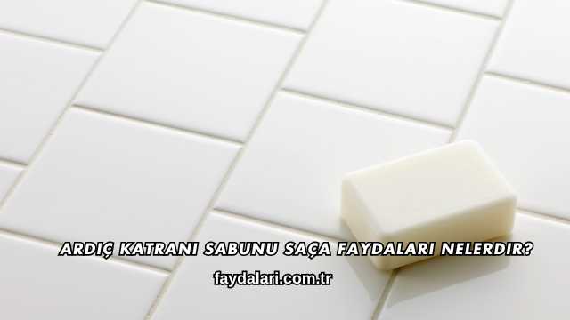 Ardıç Katranı Sabunu Saça Faydaları Nelerdir?