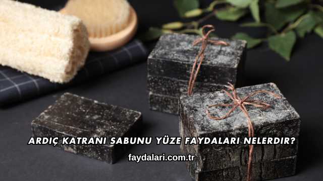 Ardıç Katranı Sabunu Yüze Faydaları Nelerdir?