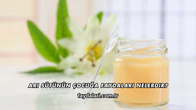 Arı Sütünün Çocuğa Faydaları Nelerdir?