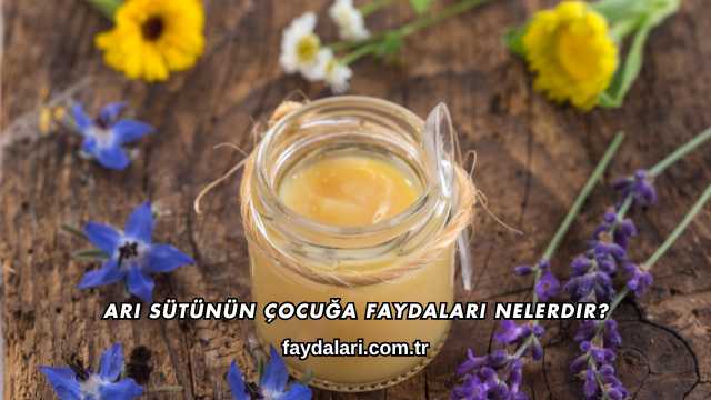 Arı Sütünün Çocuğa Faydaları Nelerdir?