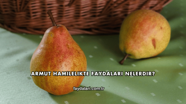 Armut Hamilelikte Faydaları Nelerdir?