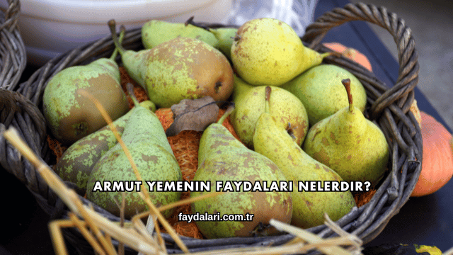 Armut Yemenin Faydaları Nelerdir?