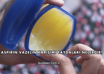 Aspirin Vazelin Karışımı Faydaları Nelerdir?