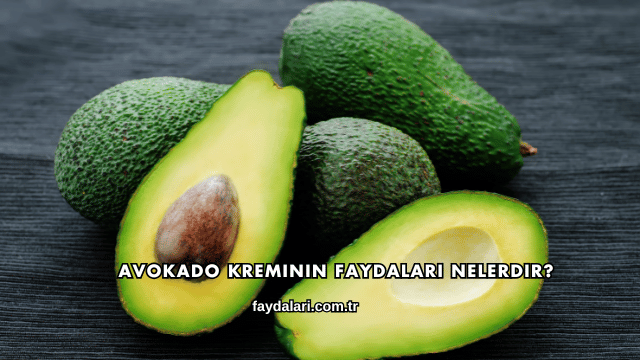Avokado Kreminin Faydaları Nelerdir?
