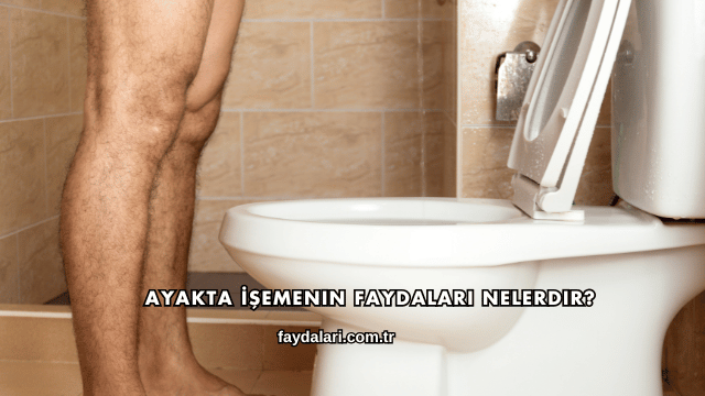 Ayakta İşemenin Faydaları Nelerdir?