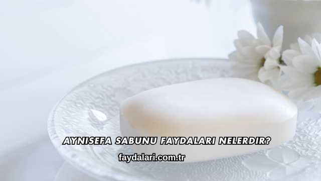 Aynısefa Sabunu Faydaları Nelerdir?