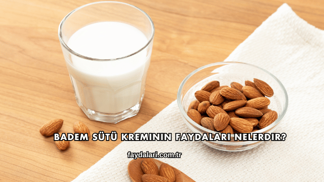 Badem Sütü Kreminin Faydaları Nelerdir?
