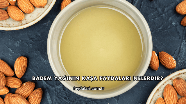 Badem Yağının Kaşa Faydaları Nelerdir?