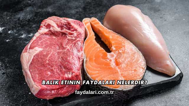 Balık Etinin Faydaları Nelerdir?