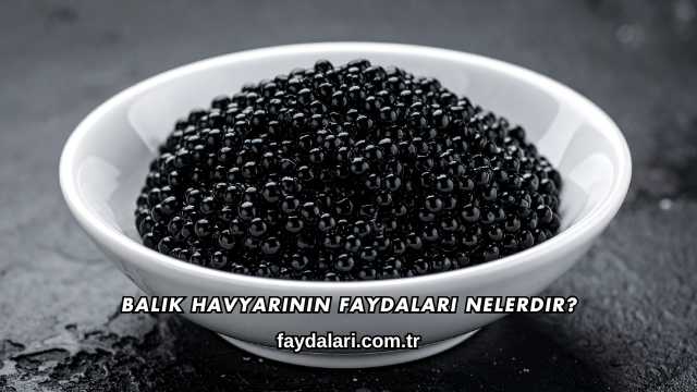 Balık Havyarının Faydaları Nelerdir?