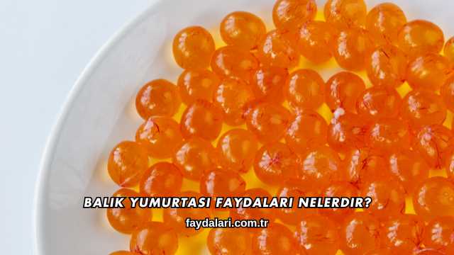 Balık Yumurtası Faydaları Nelerdir?
